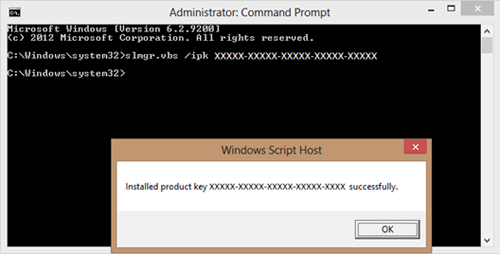 Windows 8 Command Prompt, Results